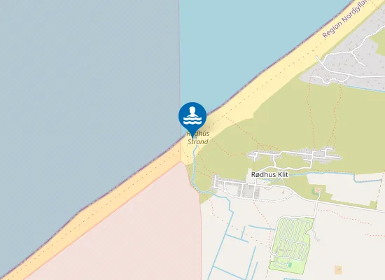 Map of Rødhus Strand