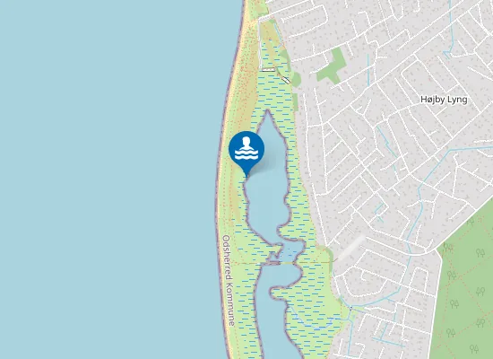 Map of Gudmindrup Strand
