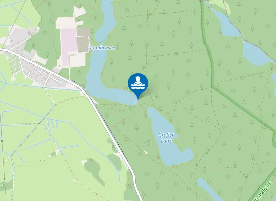 Map of DOMJUECH SEE NEUSTRELITZ