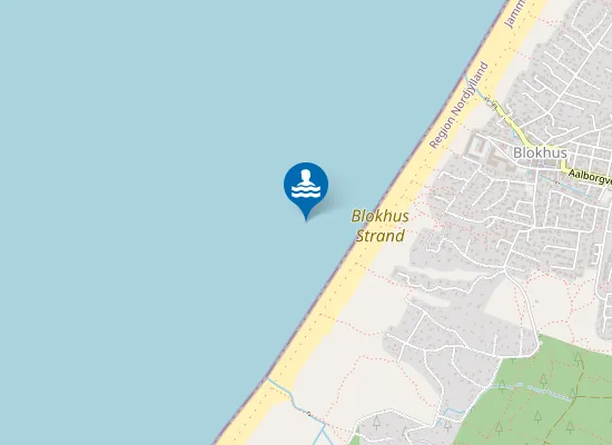 Map of Blokhus Strand