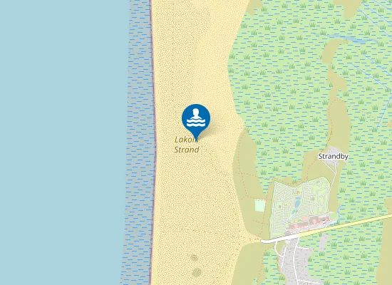 Map of Lakolk Strand