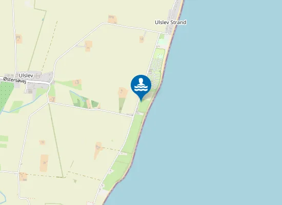 Map of Ulslev strand