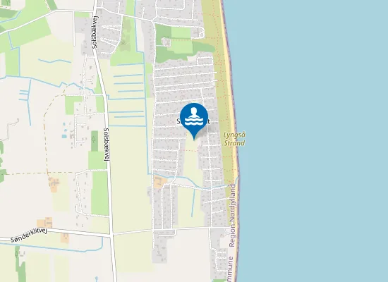 Map of Lyngså Strand