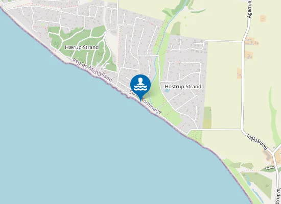Map of Hostrup Strand