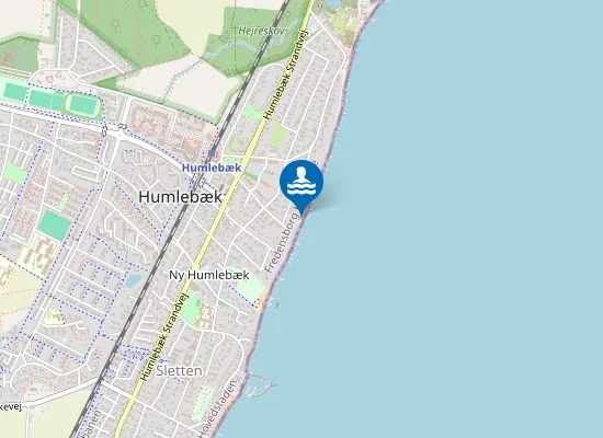 Map of Stranden ved Ida Tesdorpfs Vej
