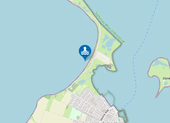 Map of Ærøskøbing Strand