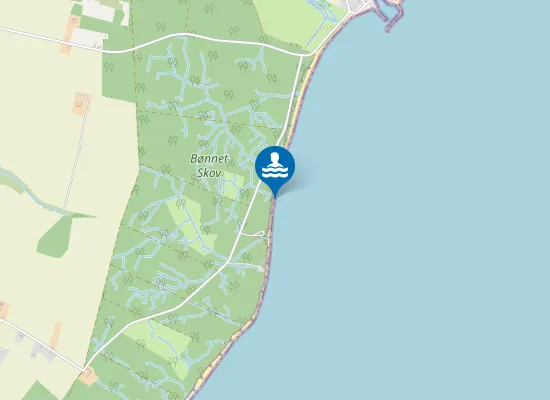 Map of Hesnæs_Strand