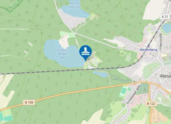 Map of WEISSER SEE WESENBERG