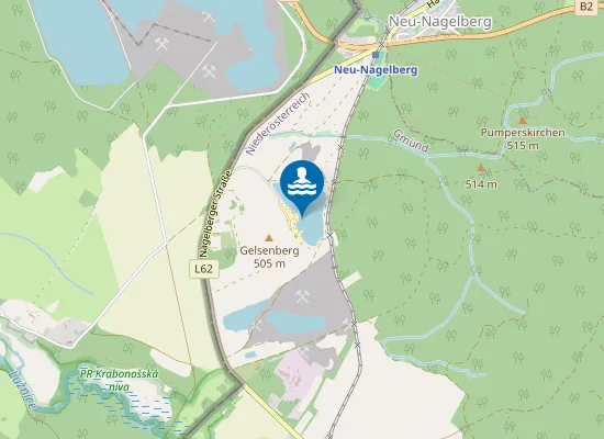 Map of Gmünder Strandbad