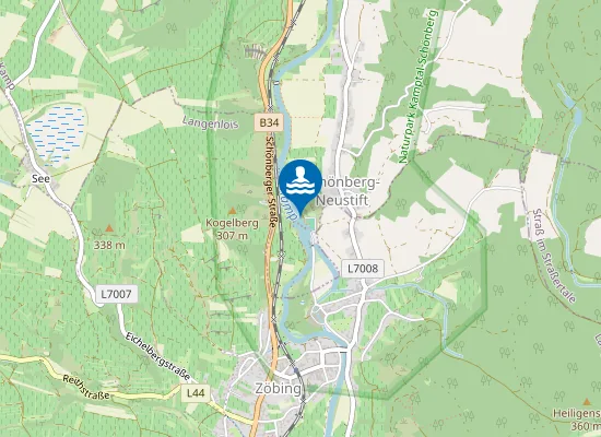 Map of Kampbad Schönberg-Neustift/Zöbing