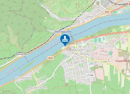 Map of Donaustrand Mautern
