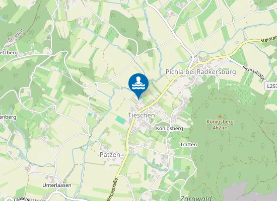 Map of Freibad Tieschen