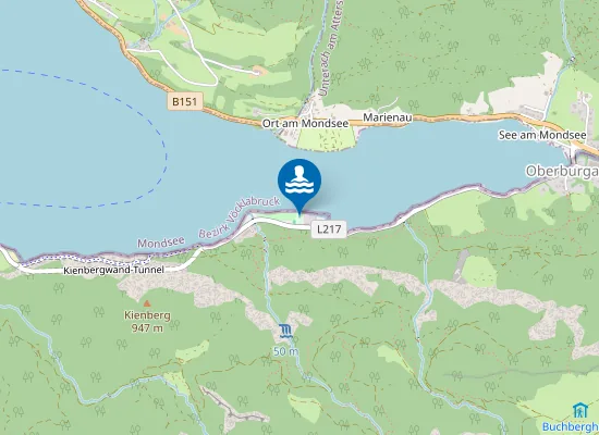 Map of Öffentlicher Badeplatz Land OÖ