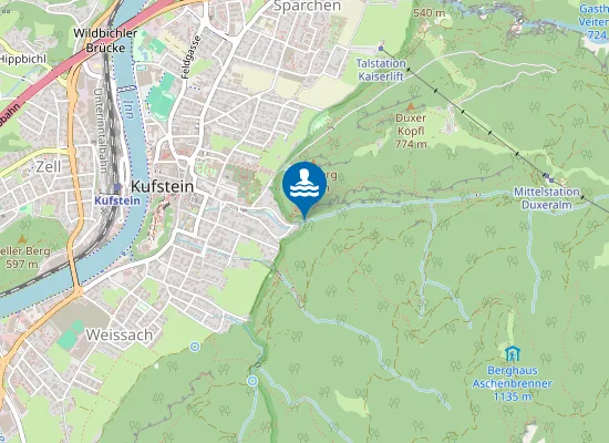 Map of Kienbergklamm am Kienbach
