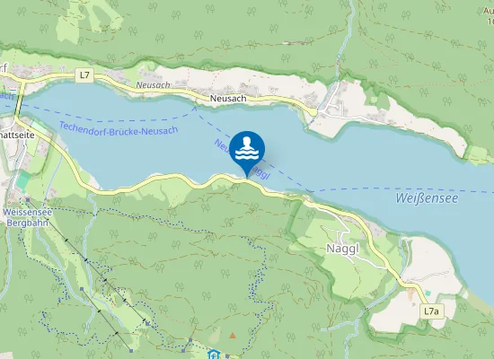 Map of Freier Seezugang Weißensee