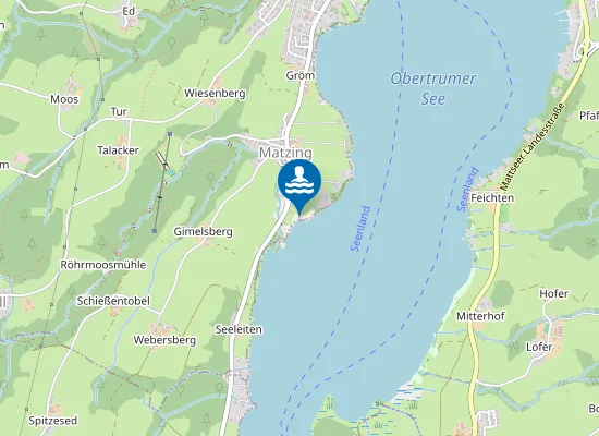 Map of Badeplatz Magistrat Salzburg