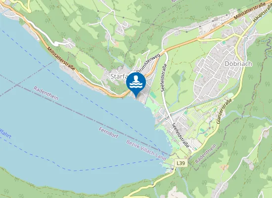 Map of Privatstrand "Hotel zur Post"