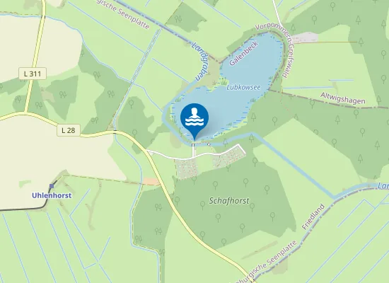 Map of LUEBKOWSEE SCHWICHTENBERG