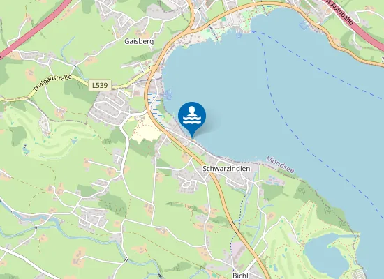 Map of Badeplatz Weiße Taube