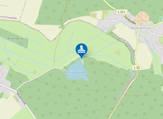 Map of SCHMIEDEGRUNDSEE NEUENSUND