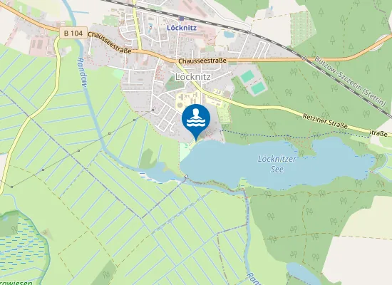 Map of LOECKNITZER SEE LOECKNITZ