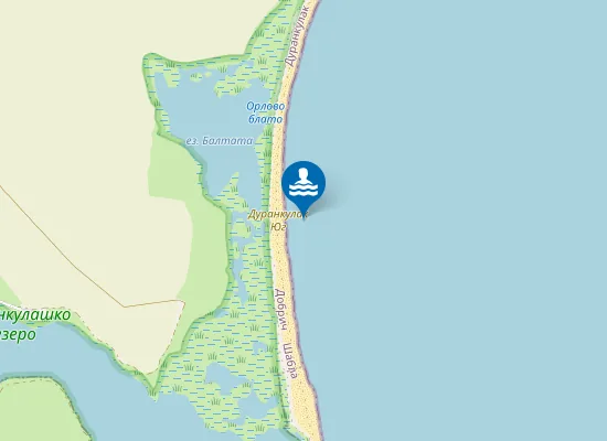 Map of Дуранкулак Юг
