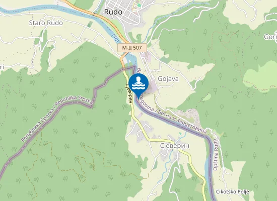 Map of Gradska Plaža "Kolovrat"