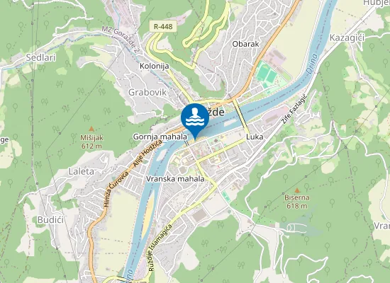 Map of Pod mostom