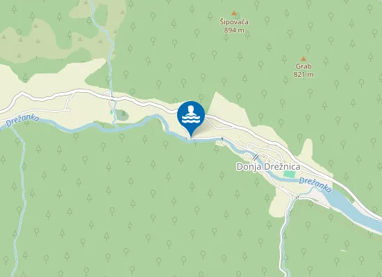 Map of Kupalište Na Drežanki