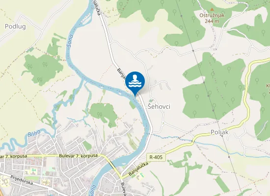 Map of Plaža Šehiti