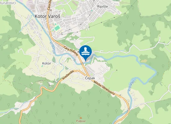 Map of Gradsko kupalište "Bjeline"