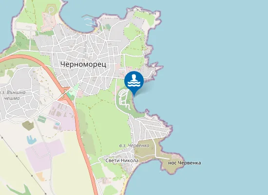 Map of Царски Плаж