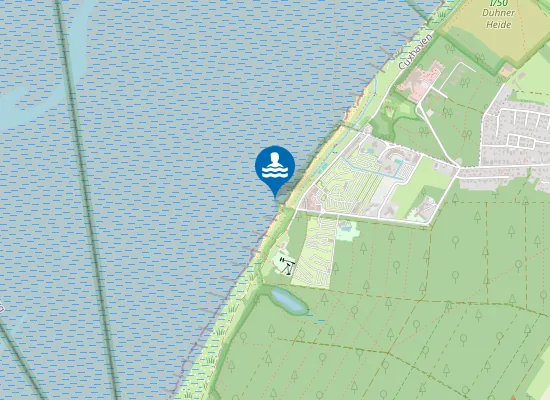 Map of NORDSEESTRAND SAHLENBURG WERNERWALDSTRASSE