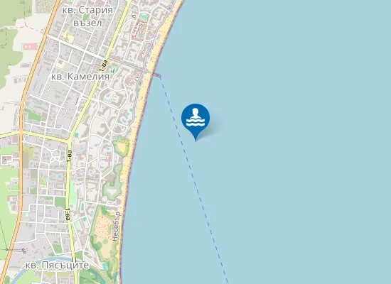 Map of Sunny Beach