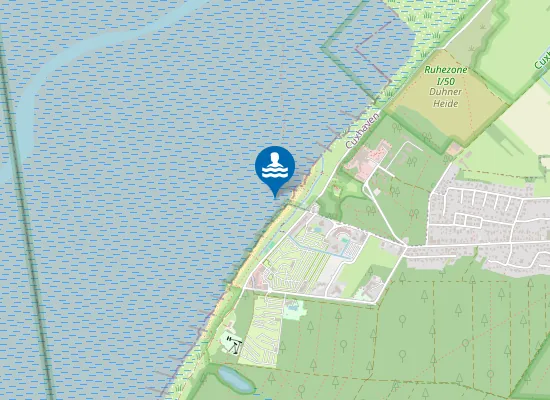 Map of NORDSEESTRAND SAHLENBURG WATTWAGEN