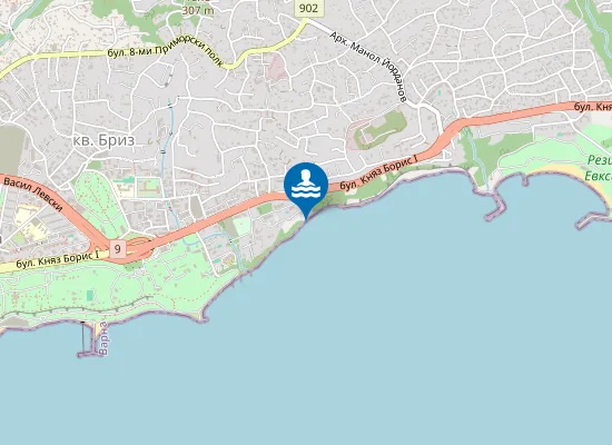 Map of Плаж