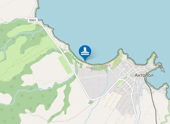 Map of Плаж Ахтопол