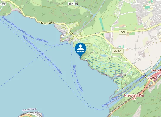 Map of Dr. H. Spreng-Bucht