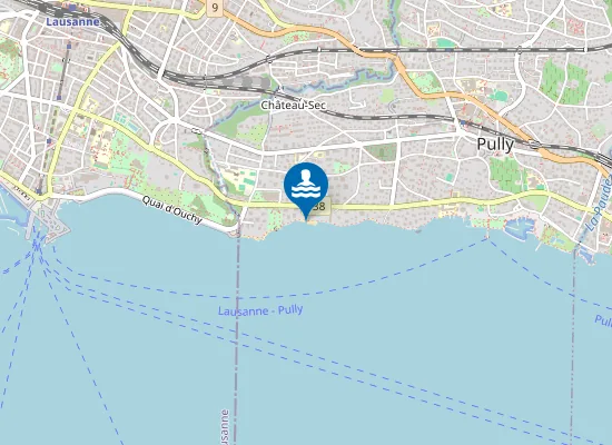 Map of Plage de Shiraz