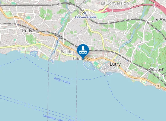 Map of Plage du port du Vieux-Stand