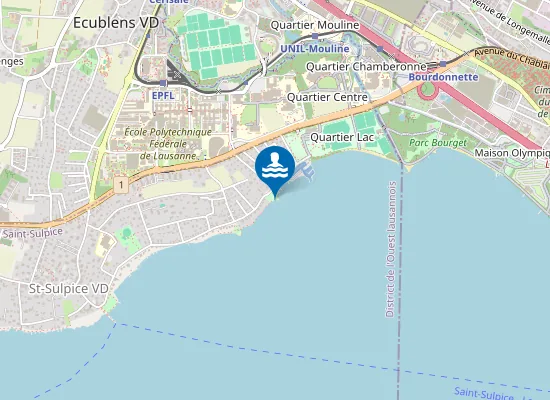 Map of Plage des Pierrettes