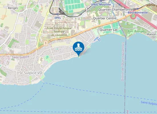 Map of Plage du Pélican