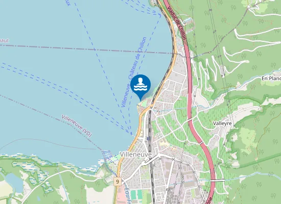 Map of Villeneuve Plage (Riviera)