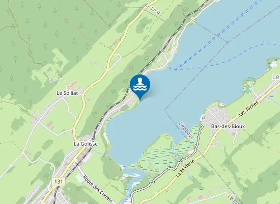 Map of Tobogan du Rocheray