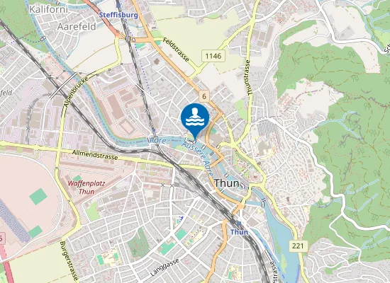 Map of Flussbad Schwäbis