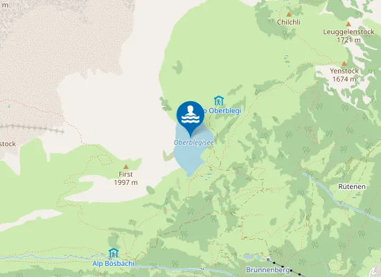 Map of Oberblegisee