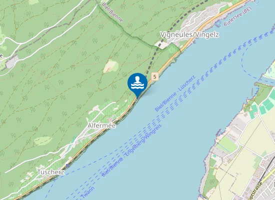 Map of Badewiese Funtelen