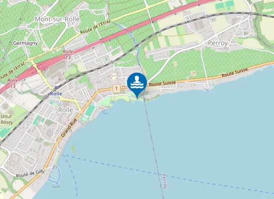 Map of Plage de Rolle