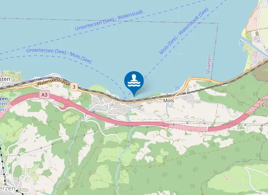 Map of Strandbad Mols