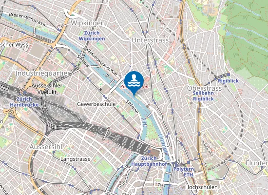 Map of Flussbad Oberer Letten